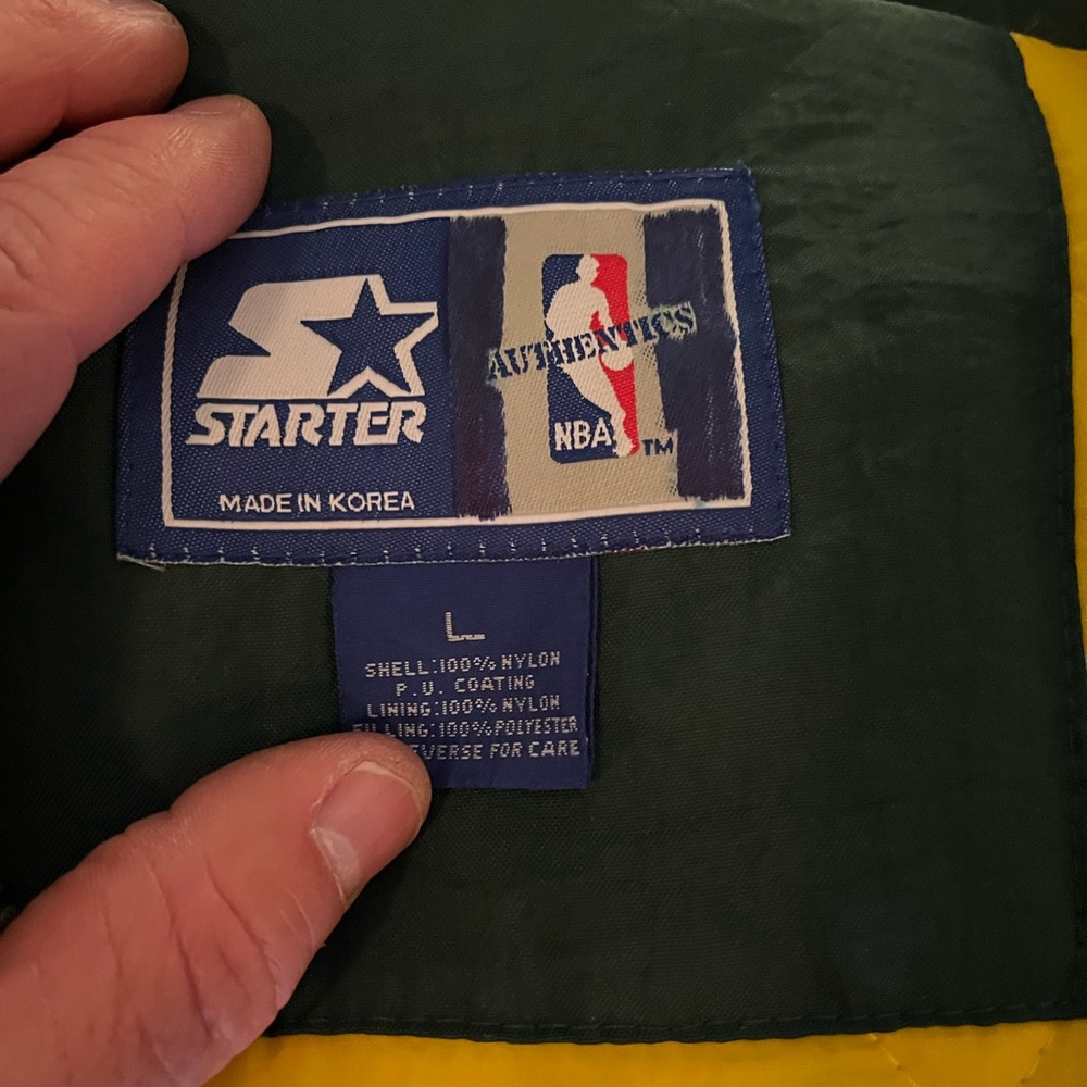 Vintage Seattle SuperSonics Starter Hooded Jacket - Picture 6 of 6